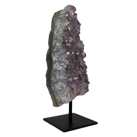 Angel aura kwarts op standaard 12 cm #1