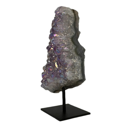 Angel aura kwarts op standaard 12 cm #1