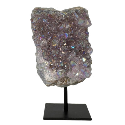Angel aura kwarts op standaard 10 cm #2