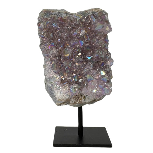 Angel aura kwarts op standaard 10 cm #2