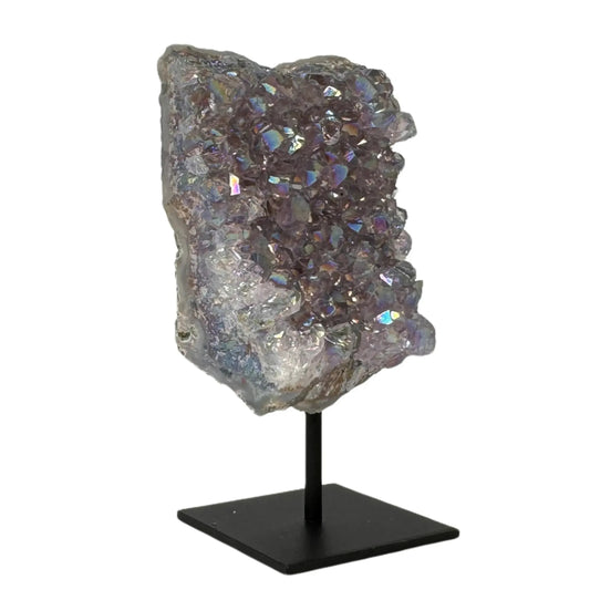 Angel aura kwarts op standaard 10 cm #2