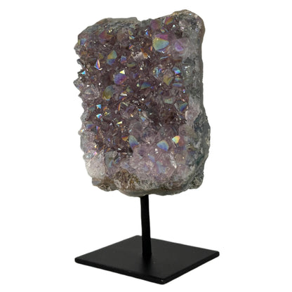 Angel aura kwarts op standaard 10 cm #2