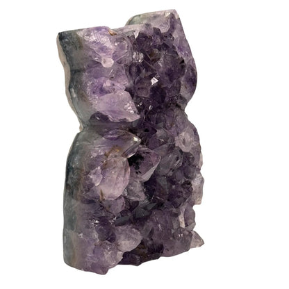 Amethist geslepen uil figuur