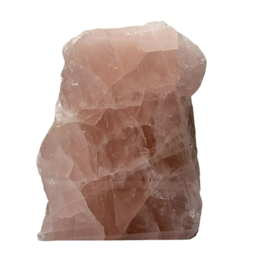 Quartz rose - Brut et poli - Base taillée - 18 cm #1