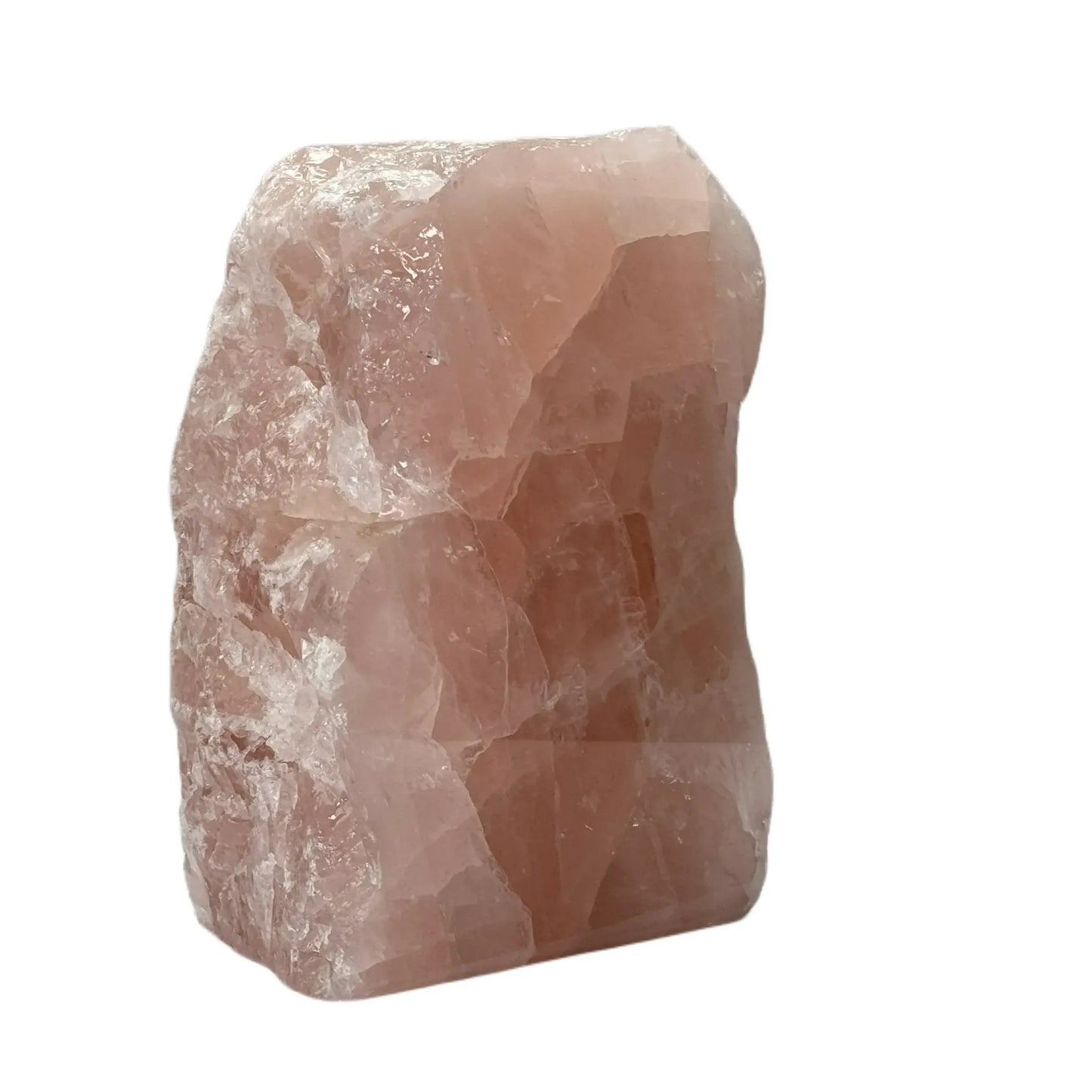 Quartz rose - Brut et poli - Base taillée - 18 cm #1