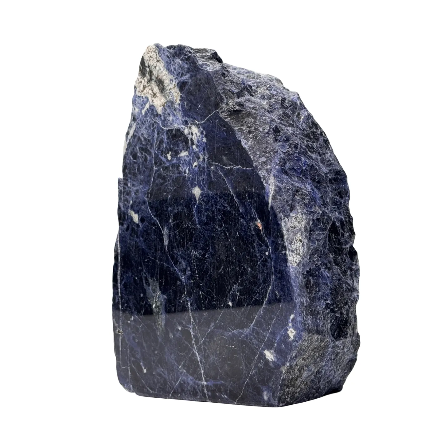Fluorite verte - brute et polie - base taillée - 19 cm #1
