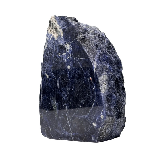 Fluorite verte - brute et polie - base taillée - 19 cm #1