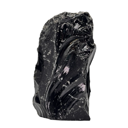 Onyx bleu - brut - semi-poli - base taillée - #1