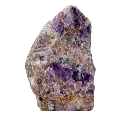 Amethist - ruw - half gepolijst - cut base - #1