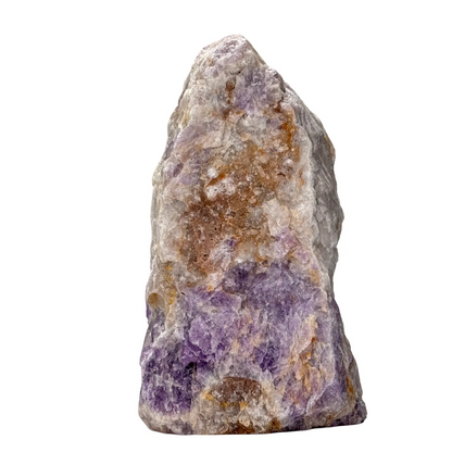 Amethist - ruw - half gepolijst - cut base - #2