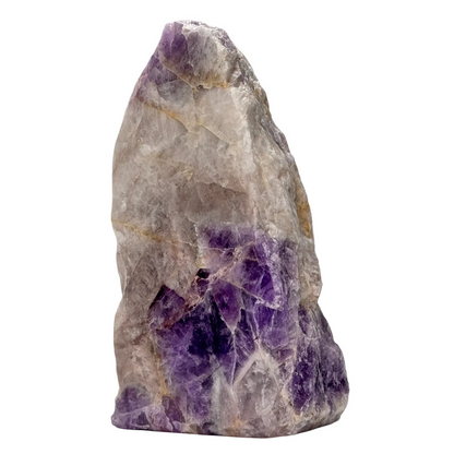 Amethist - ruw - half gepolijst - cut base - #2
