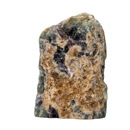 Onyx bleu - brut - semi-poli - base taillée - #1