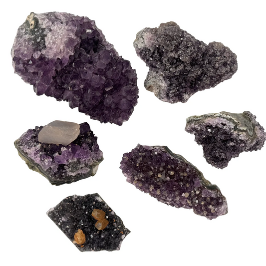 Amethist clusters - speciale formaties - lot 2