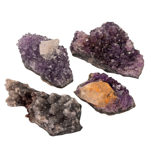 Amethist clusters - speciale formaties - lot 3