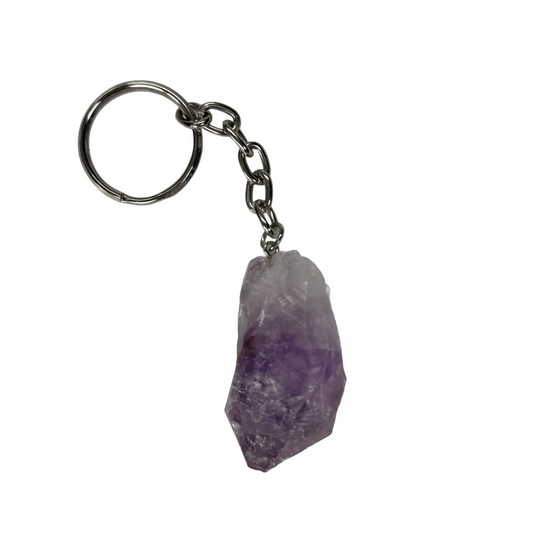 Amethist sleutelhanger