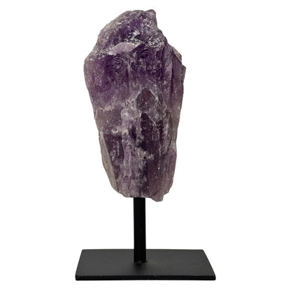 Amethist ruw op standaard - paars - 15 cm - #2