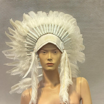 Indianentooi middel - wit