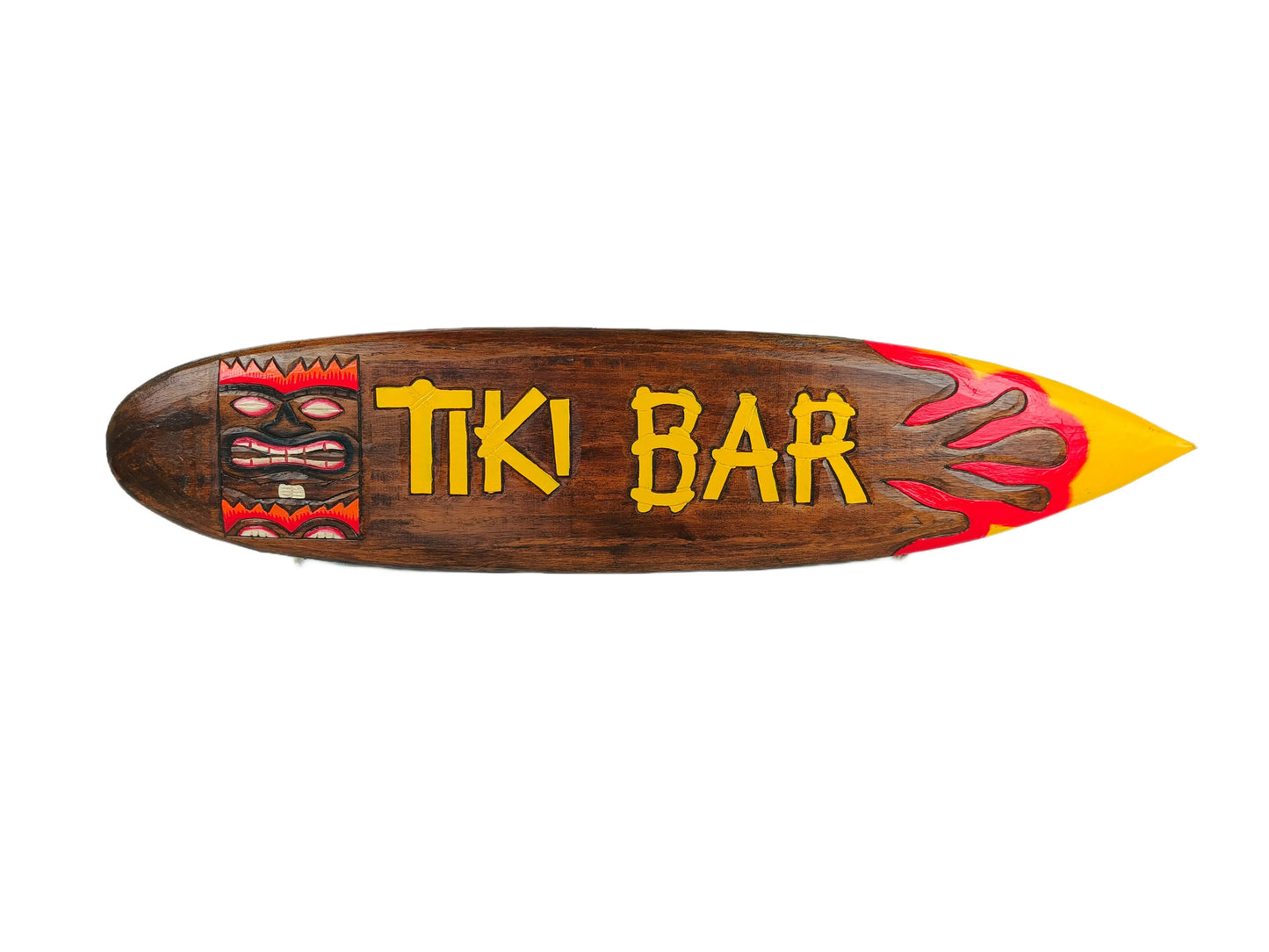 Tiki Bar Flame - houten barbord - 100 cm