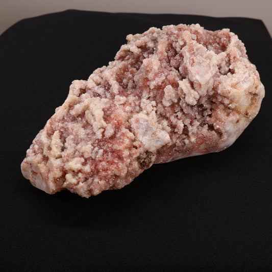 Pink amethyst with druzy - cluster polished - #1