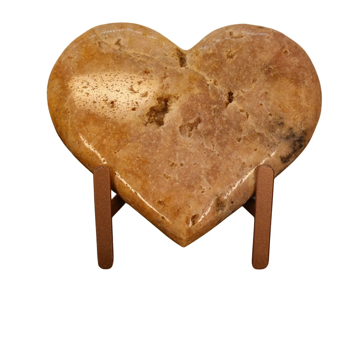 Roze Amethist Hart op Standaard – 1 kg - #3