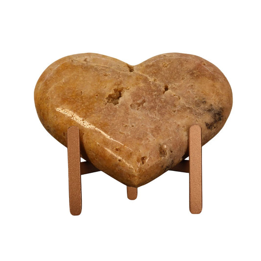 Roze Amethist Hart op Standaard – 1 kg - #3