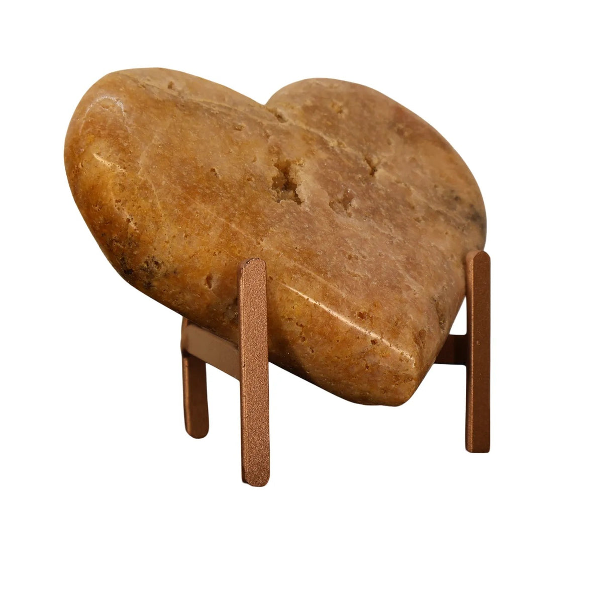 Roze Amethist Hart op Standaard – 1 kg - #3