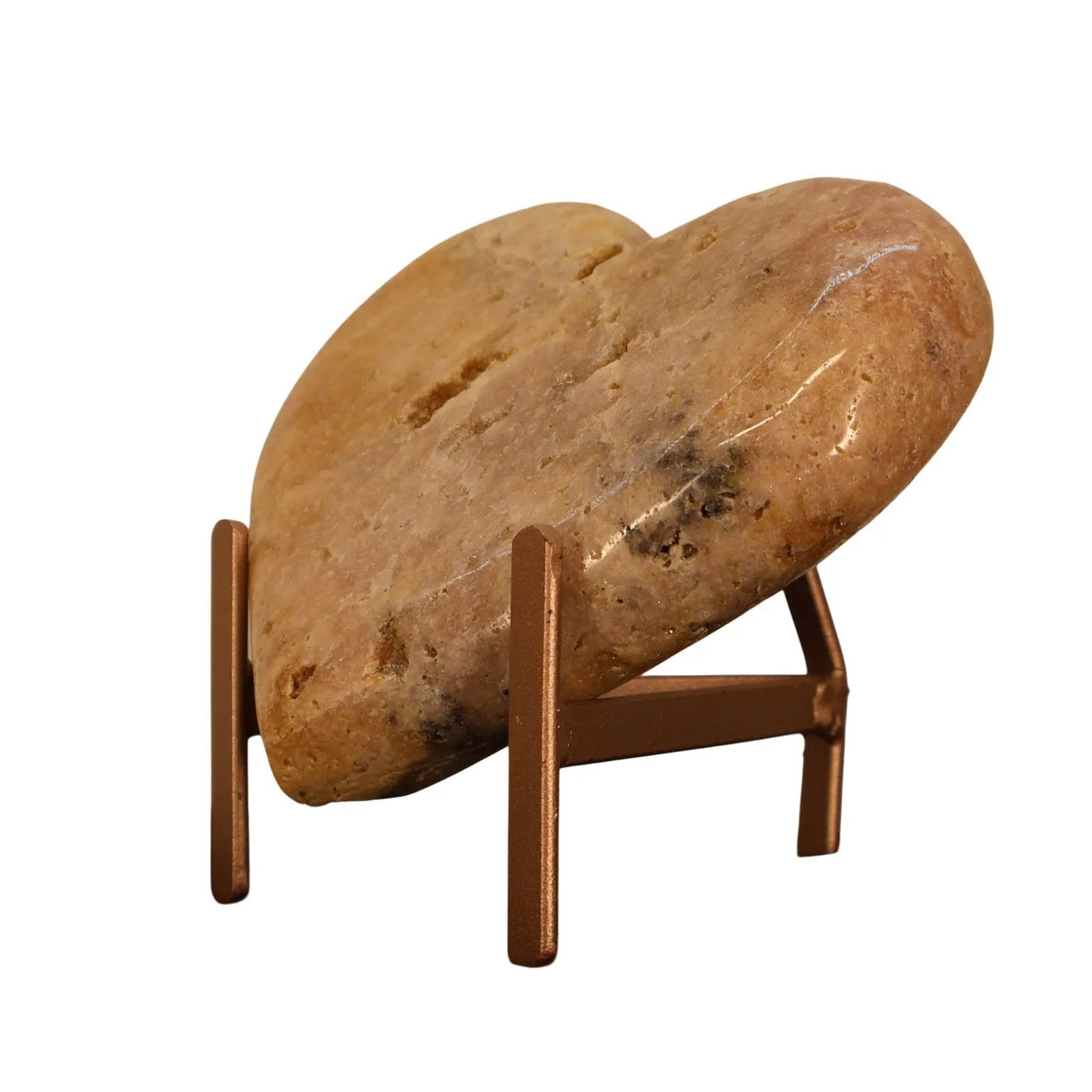 Roze Amethist Hart op Standaard – 1 kg - #3