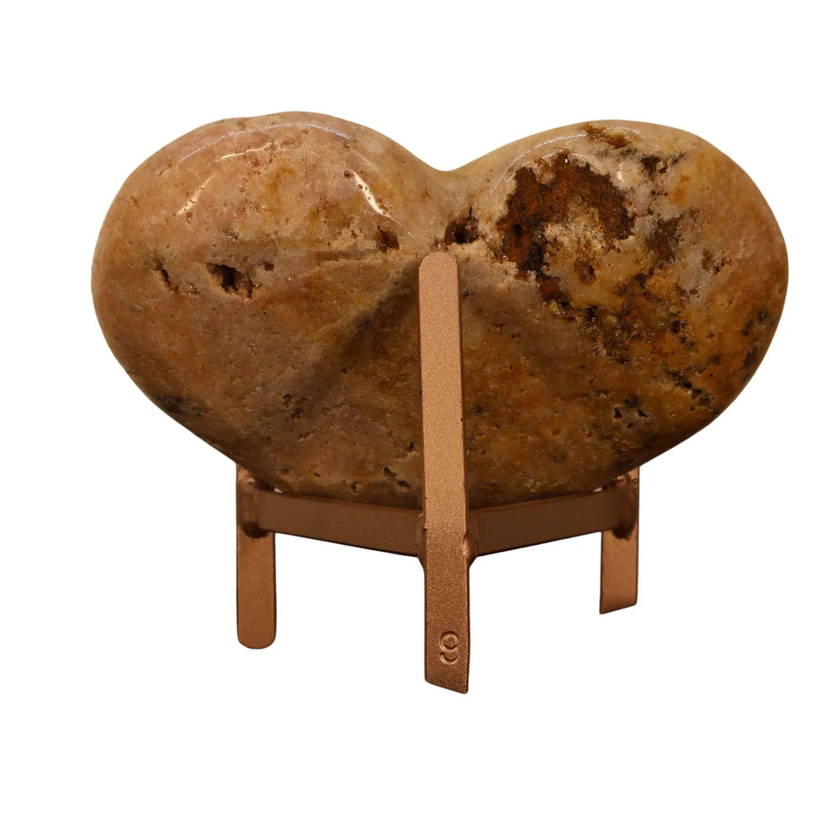 Roze Amethist Hart op Standaard – 1 kg - #3