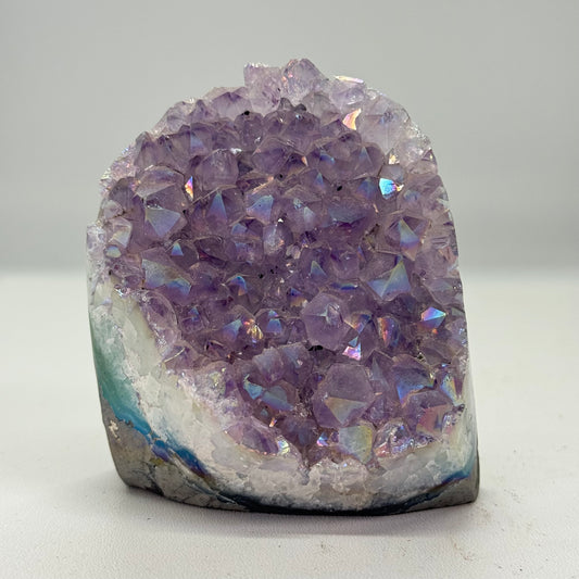 Angel aura kwarts cut base #1