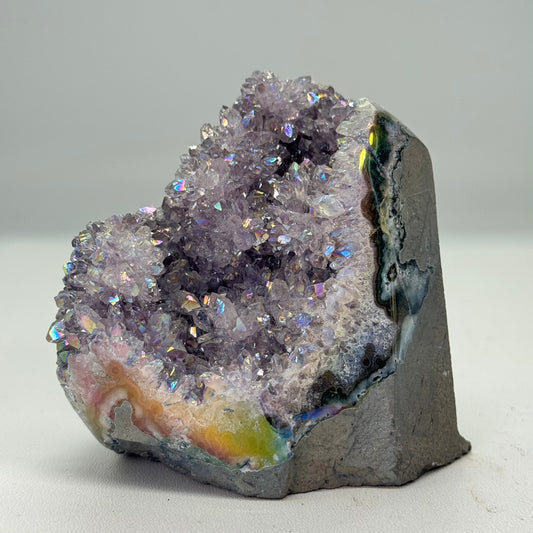 Angel aura kwarts cut base #2