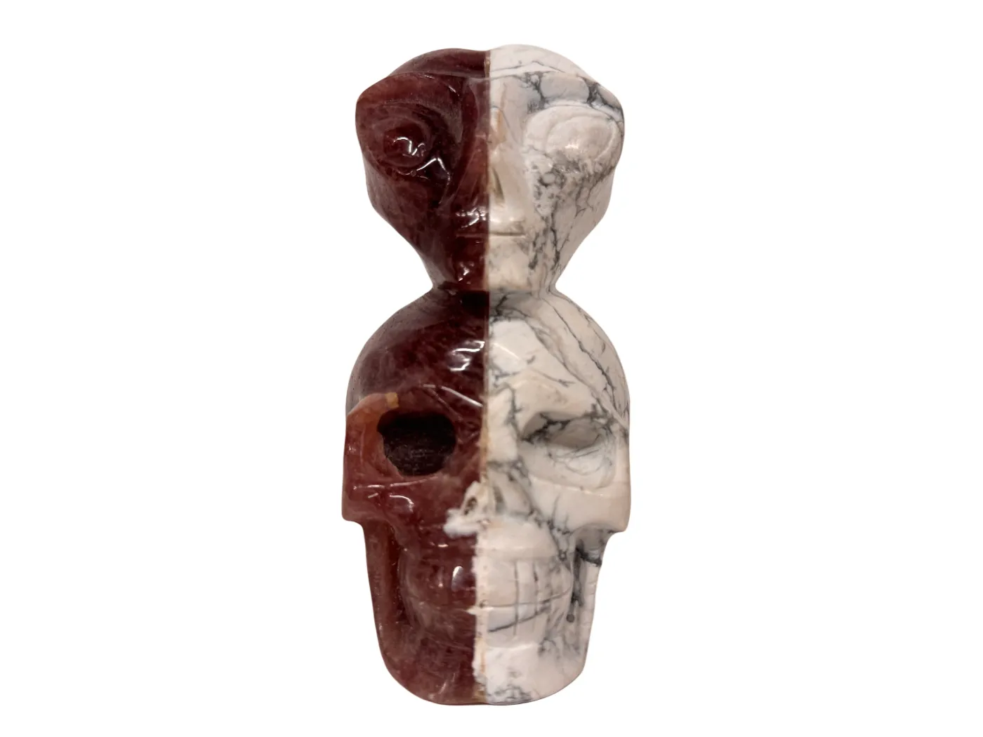 Aardbeienkwarts & Howliet Schedel / Alien – Gepolijst