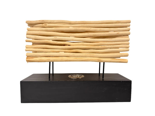 Houten lamp van drijfhout 50 cm