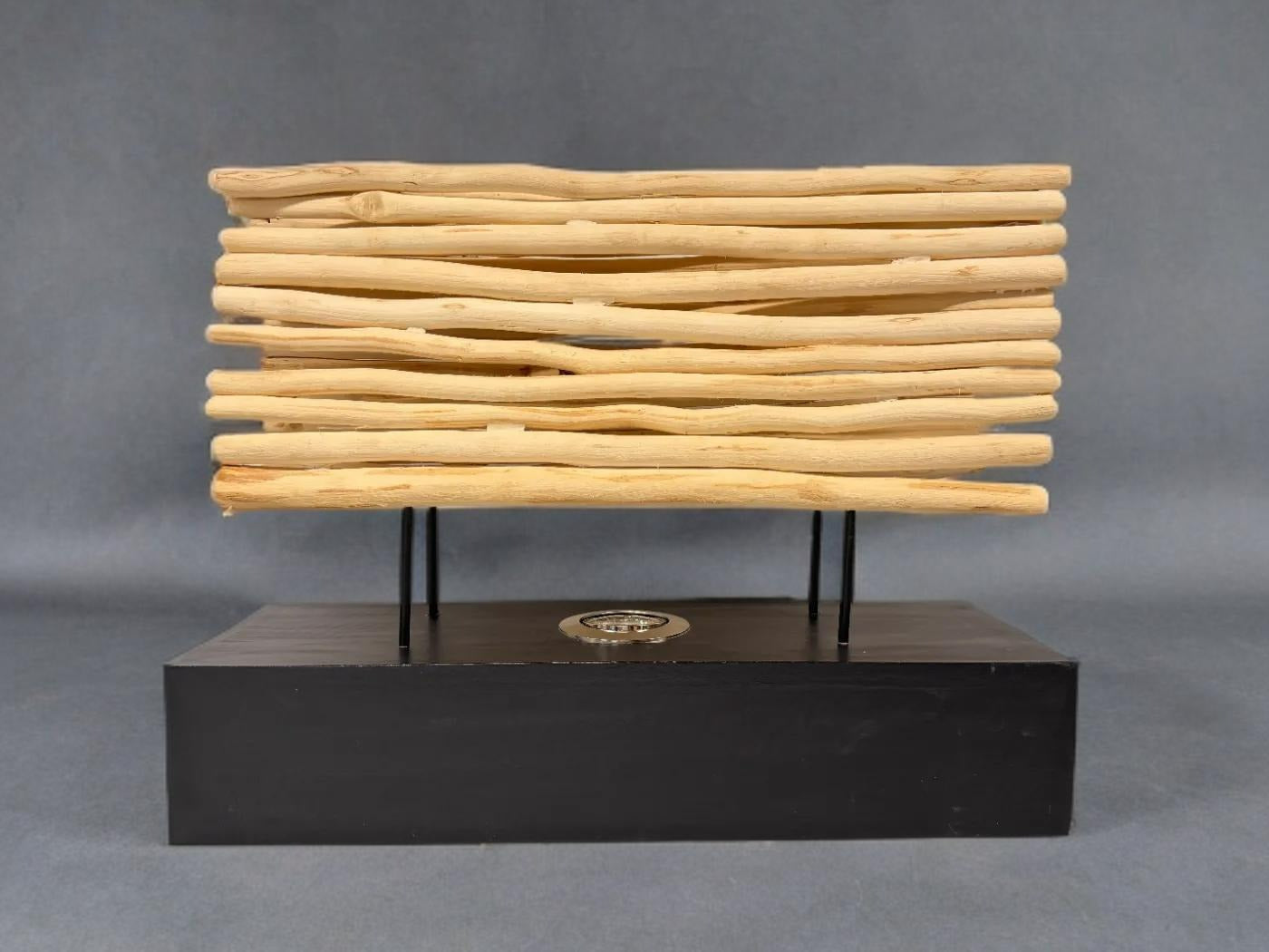 Houten lamp van drijfhout 50 cm