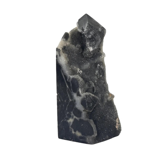 Sfaleriet toren met druzy #3
