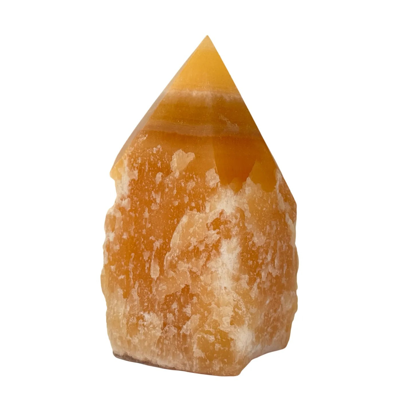 Oranje calciet gepolijste punt #4