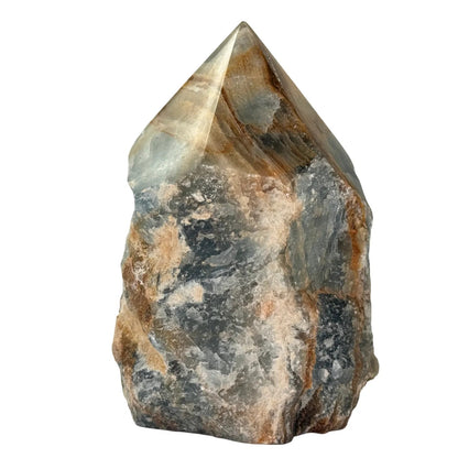 Blauwe onyx gepolijst punt #1