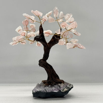 Rozenkwarts edelsteen boom