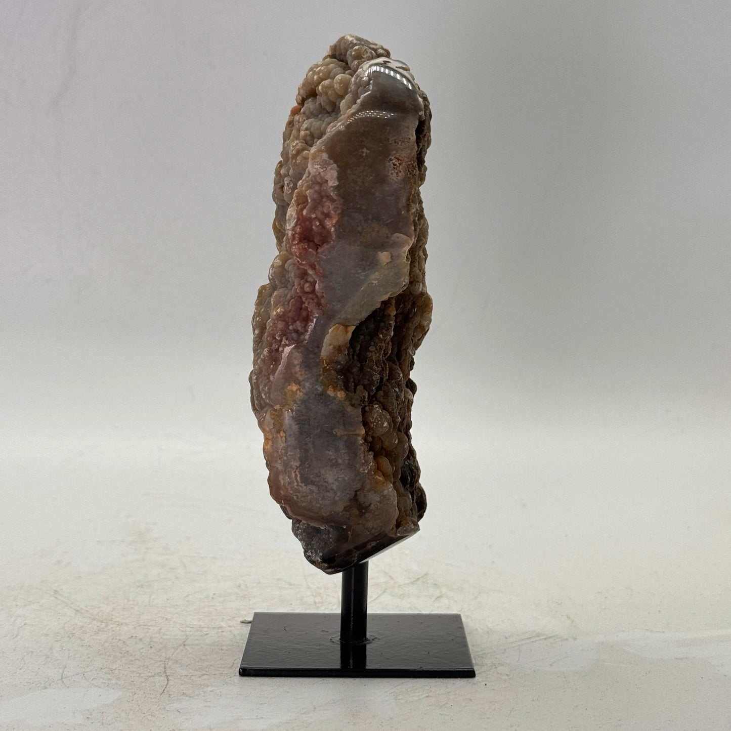 Prachtige Rotsagaat uit Brazilië op standaard #6