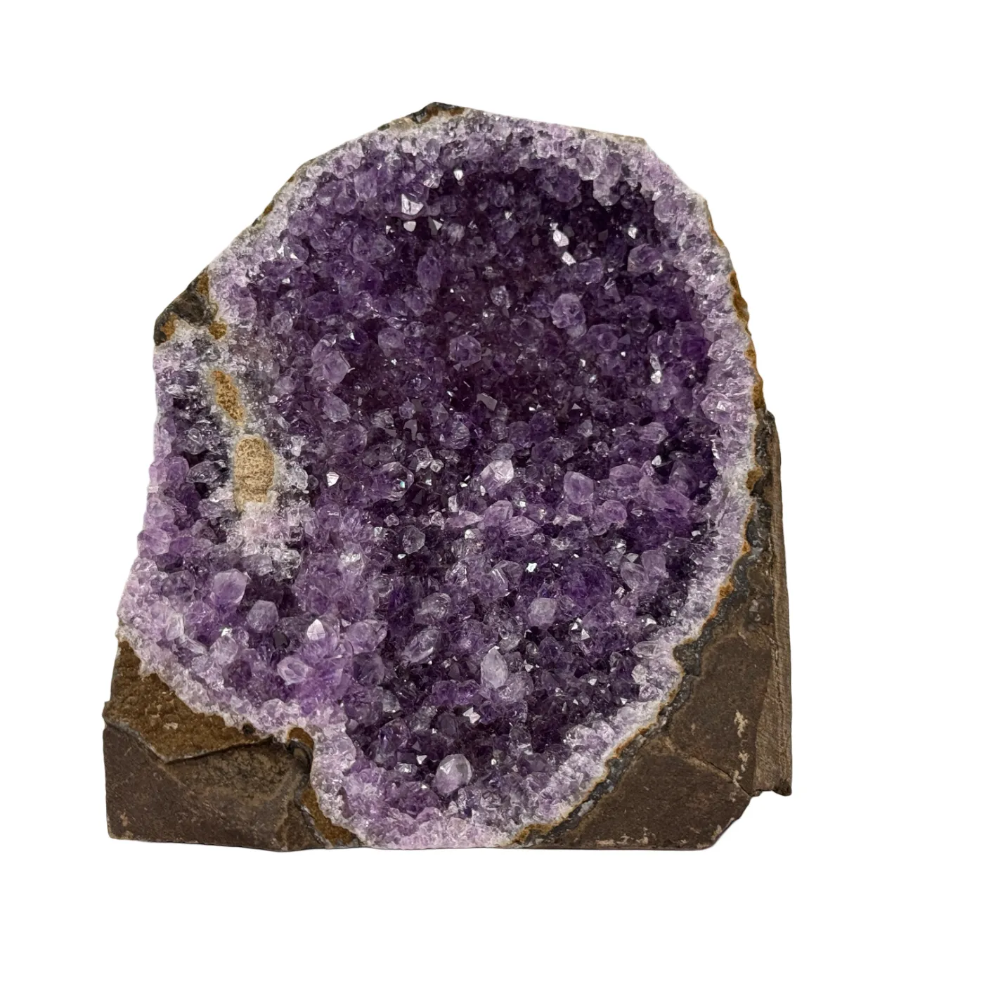 Amethist druse cut base #1