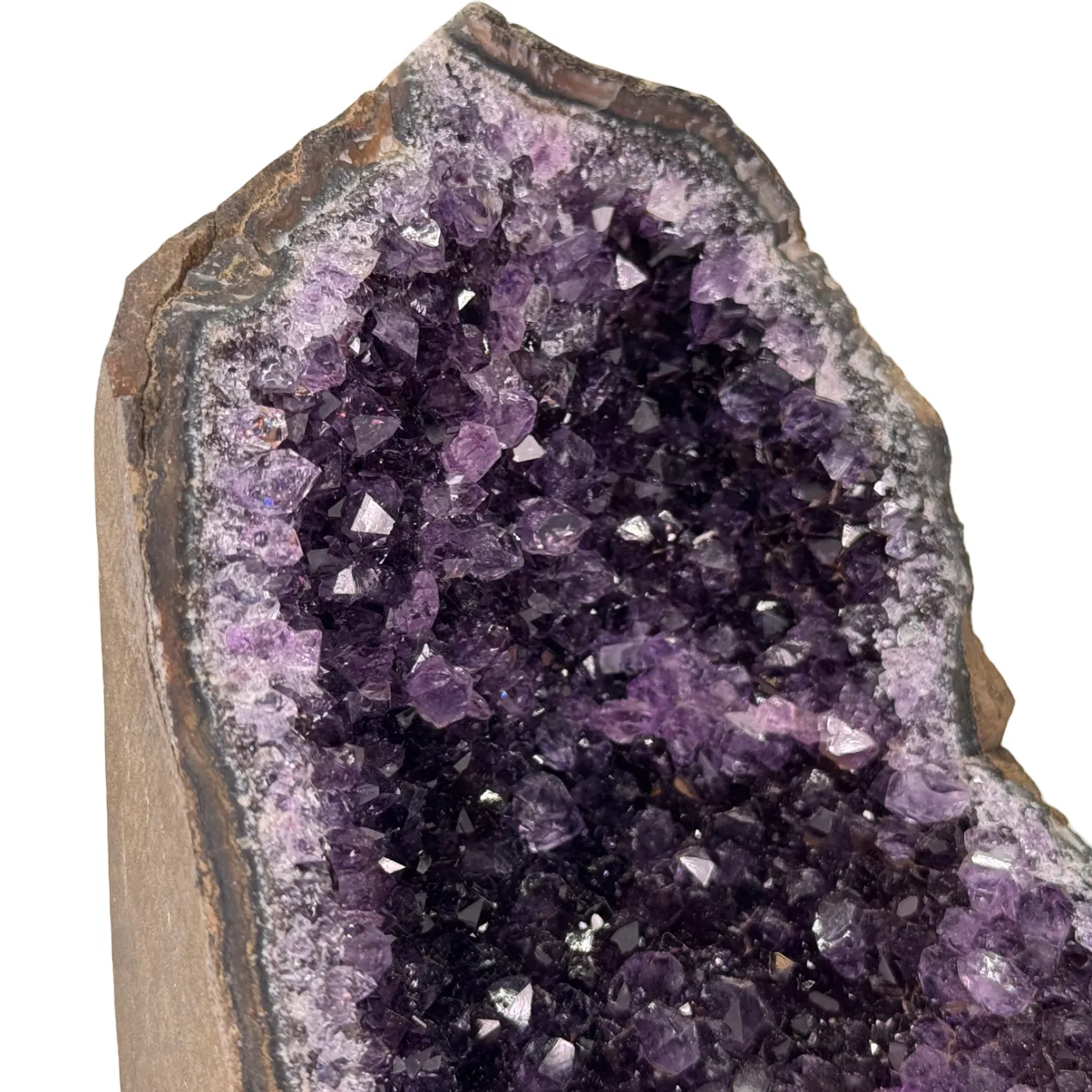 Amethist druse cut base #3