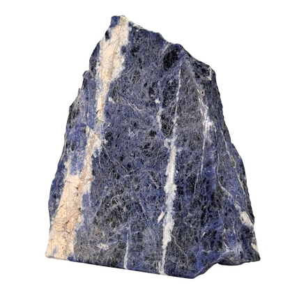 Sodaliet - ruw en gepolijst - cut base - 16 cm #4