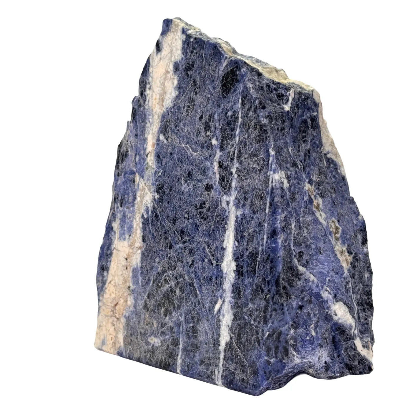 Sodaliet - ruw en gepolijst - cut base - 16 cm #4