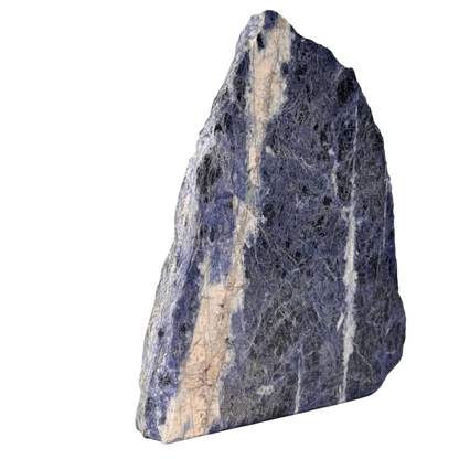 Sodaliet - ruw en gepolijst - cut base - 16 cm #4