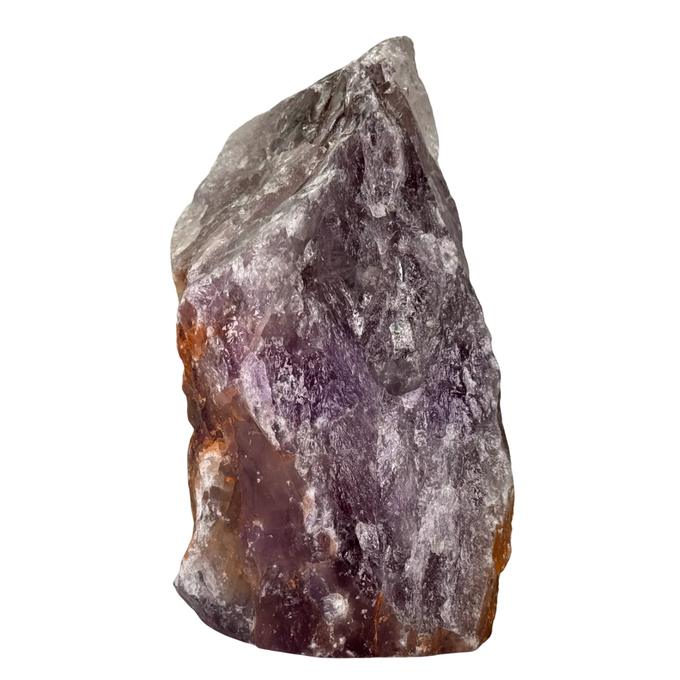 Amethist - ruw - half gepolijst - cut base - #3