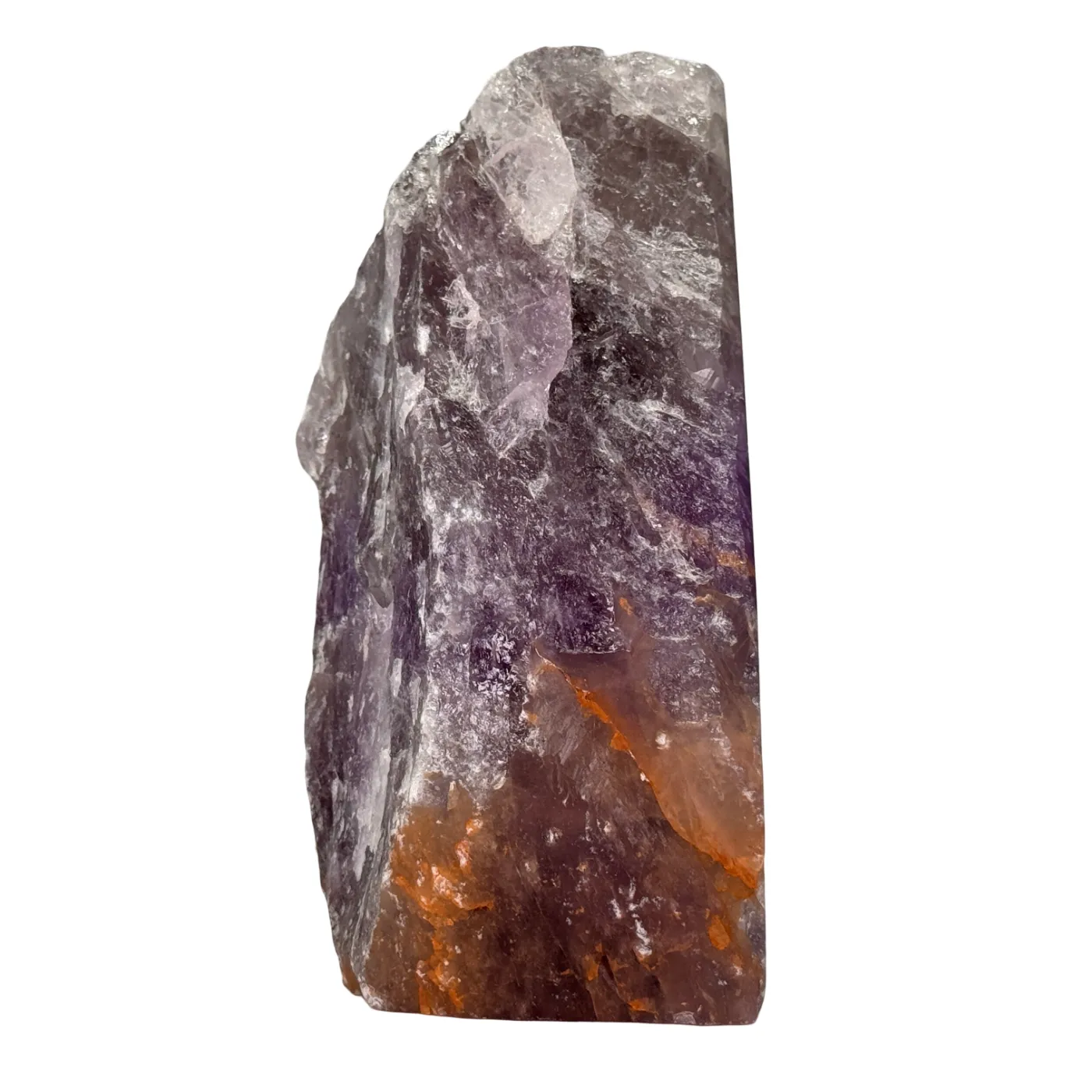 Amethist - ruw - half gepolijst - cut base - #3