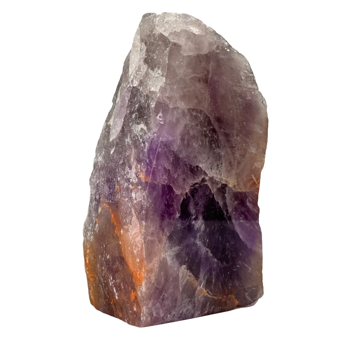 Amethist - ruw - half gepolijst - cut base - #3