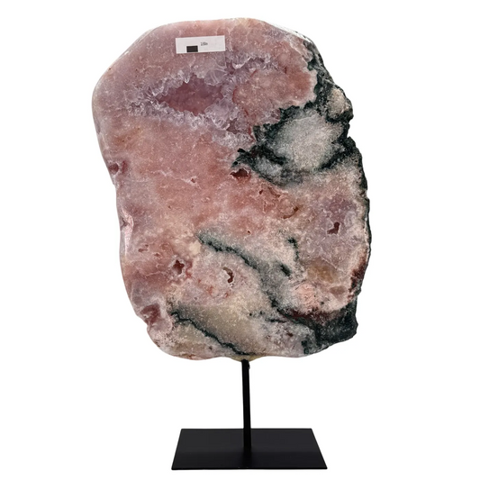 Roze amethist op standaard #5