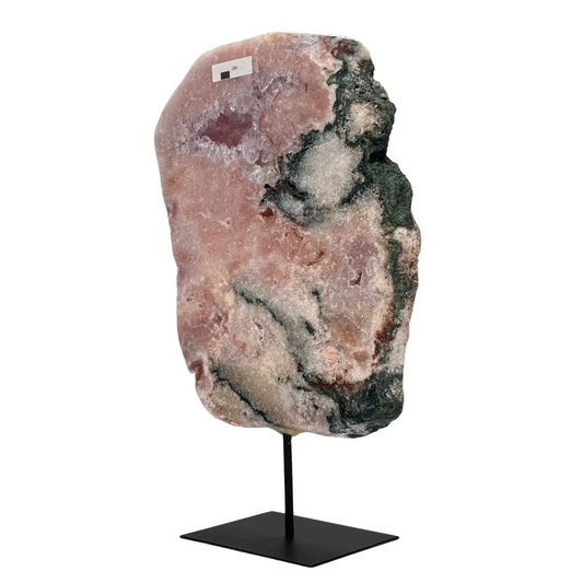 Roze amethist op standaard #5
