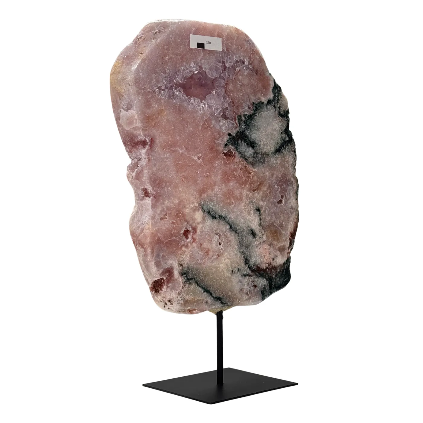Roze amethist op standaard #5