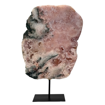 Roze amethist op standaard #5